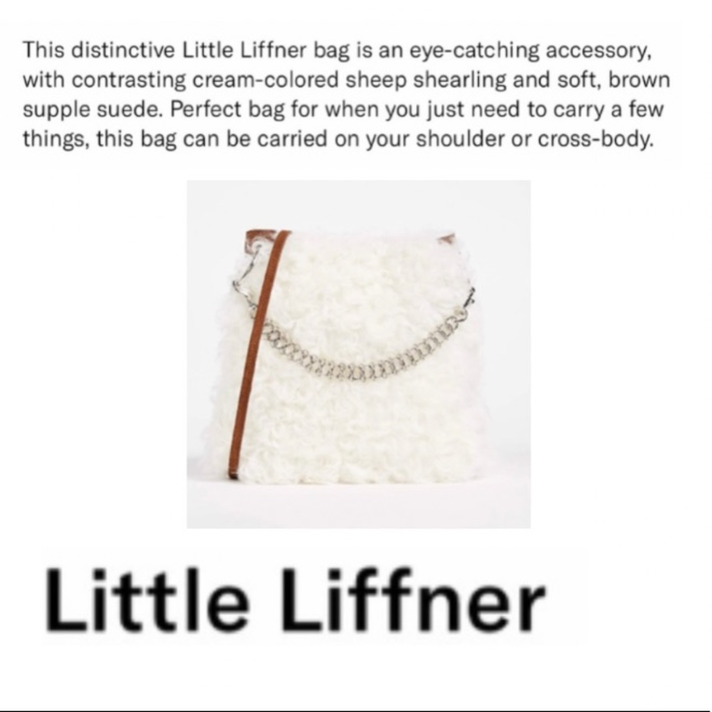 ✅Shearling Crossbody Made in Italy/Removable Strap. - Picture 7 of 16